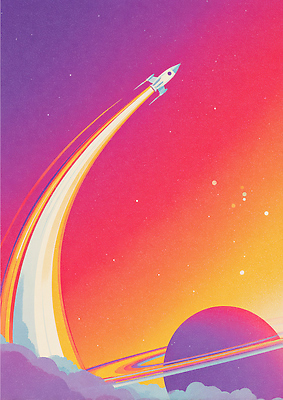 JPG 예술 컬러 과학 백그라운드 일러스트 그래픽 우주 행성 로켓 비행 발사 우주선 우주과학 우주여행 우주탐사 국내일러스트 AI일러스트 AI콘텐츠 여행 파일형식