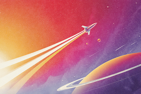 JPG 별 컬러 과학 여행 일러스트 자연 미래 항해 풍경 빛 우주 행성 로켓 탐험 비행 신비 발사 우주선 우주여행 성운 은하 우주탐사 국내일러스트 AI일러스트 AI콘텐츠 자연요소 컨셉 배_교통 생태계 파일형식