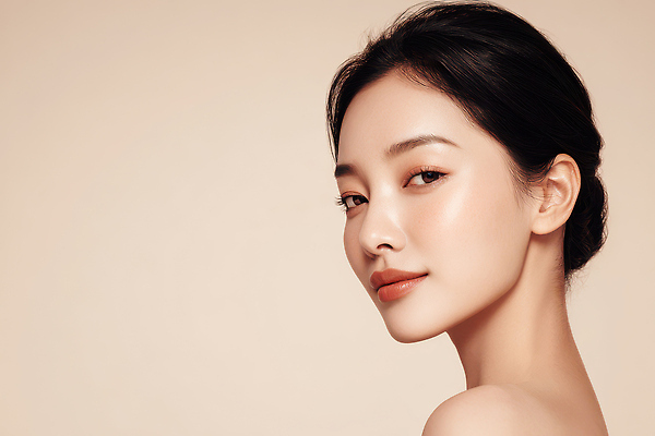 JPG 편집이미지 헤어스타일 여자 얼굴 조명 표정 미소 뷰티 촬영 매력적 우아함 피부 모던 피부관리 베이지색 뷰티풀 의료성형뷰티 편집실사 AI인물포토 AI콘텐츠 컬러 컨셉 사람 신체부위 CG 파일형식 AI포토