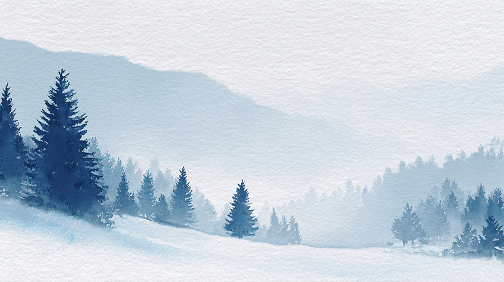 JPG 나무 계절 백그라운드 겨울 일러스트 자연 산 풍경 파란색 고요 안개 소나무 숲속 숲 신비 조용 흰눈 겨울풍경 국내일러스트 식물 컬러 컨셉 날씨 눈_날씨 생태계 파일형식