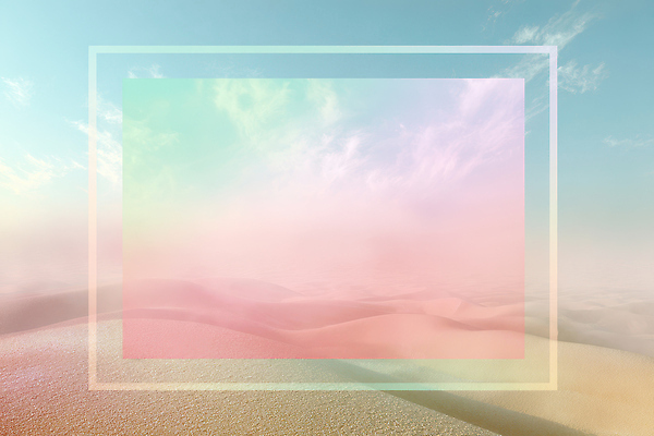 JPG 편집이미지 모래 자연 하늘 바람 프레임 따뜻함 풍경 햇빛 사막 언덕 지평선 그라데이션 파스텔톤 수평선 이미지편집 AI컴퓨터그래픽 AI콘텐츠 자연요소 컬러 날씨 태양 생태계 파일형식