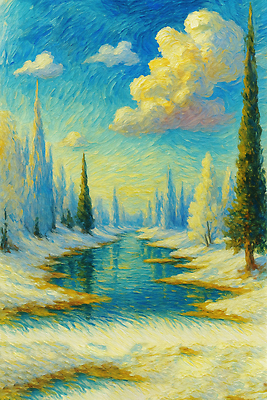 JPG 나무 예술 컬러 백그라운드 겨울 일러스트 자연 하늘 수채화 풍경 강 평화 황혼 숲 조화 생동감 수목 겨울풍경 차분 국내일러스트 AI일러스트 AI콘텐츠 식물 계절 컨셉 일몰 생태계 파일형식