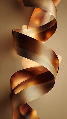 JPG 모양 편집이미지 디자인 리본 컬러 백그라운드 조명 따뜻함 장식 금속 우아함 질감 효과 휘어짐 이미지편집 AI컴퓨터그래픽 AI콘텐츠 컨셉 재질 파일형식