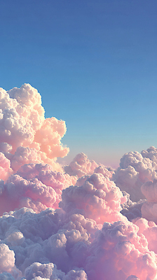 JPG 구름 편집이미지 분홍색 컬러 하늘색 자연 하늘 풍경 빛 햇빛 평화 긴급 저녁 부드러움 이미지편집 AI컴퓨터그래픽 AI콘텐츠 자연요소 컨셉 파란색 태양 감각 야간 생태계 파일형식