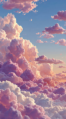 JPG 구름 편집이미지 감정 분홍색 컬러 자연 하늘 풍경 보라색 일몰 저녁 편안함 이미지편집 AI컴퓨터그래픽 AI콘텐츠 자연요소 노을 감각 야간 생태계 파일형식