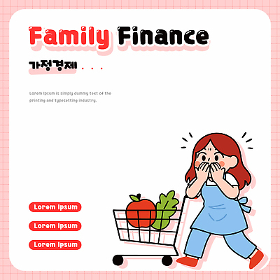 캐릭터 채소 과일 일러스트 가정 모션 건강 소녀 일상 생활 경제 쇼핑 신선 소비 계획 장바구니 그림 가정경제 생활비 공급 국내일러스트 AI파일 여자 어린이 컨셉 라이프 바구니 파일형식 벡터