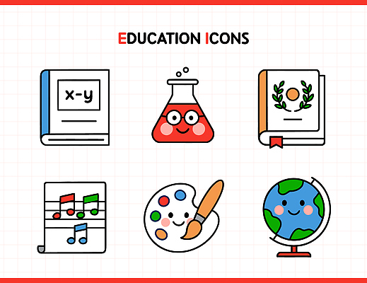 교육 음악 과학 일러스트 교과목 놀이 교재 미술 학습 수학 즐거움 지리 국내일러스트 AI파일 감정 문화예술 파일형식 벡터