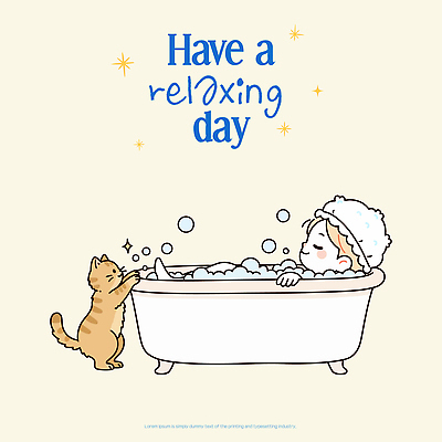 행복 일러스트 장난 놀이 휴식 주택 욕조 따뜻함 사랑 사람 일상 평화 귀여움 고양이 목욕 거품 편안함 즐거움 일과 순간 국내일러스트 AI파일 감정 컨셉 포유류 건물 라이프 반려동물 청결 감각 파일형식 벡터