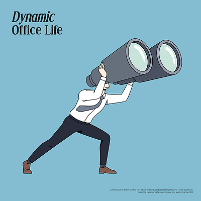 시선 남자 일러스트 비즈니스 모션 직장 실험 경고 일상 사무실 쌍안경 관찰 직장인 균형 집중 호기심 청사진 퍼포먼스 찾기 국내일러스트 AI파일 직업 감정 컨셉 회사 사람 라이프 망원경 파일형식 벡터