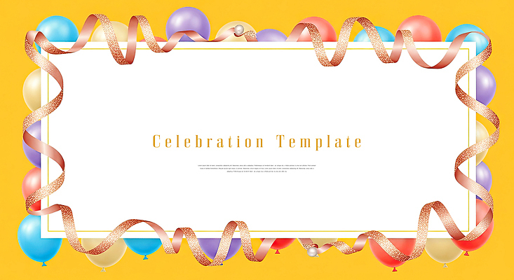 JPG 디자인 기념일 리본 컬러 백그라운드 일러스트 아이디어 이벤트 장식 파티 축하 생일파티 생일 준비 풍선 국내일러스트 AI일러스트 AI콘텐츠 컨셉 파일형식