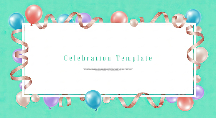 JPG 디자인 기념일 행복 리본 컬러 백그라운드 일러스트 이벤트 장식 파티 축제 기쁨 축하 분위기 풍선 국내일러스트 AI일러스트 AI콘텐츠 감정 컨셉 파일형식