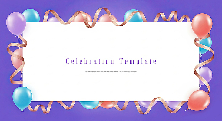JPG 디자인 기념일 리본 컬러 백그라운드 일러스트 결혼식 이벤트 장식 파티 보라색 축하 생일 풍선 국내일러스트 AI일러스트 AI콘텐츠 결혼 컨셉 파일형식