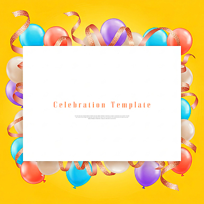 JPG 기념일 리본 컬러 백그라운드 일러스트 이벤트 장식 파티 축제 축하 생일 분위기 풍선 생동감 국내일러스트 AI일러스트 AI콘텐츠 컨셉 파일형식