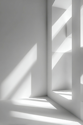 JPG 편집이미지 디자인 벽 창문 조명 그림자 인테리어 고요 공간 흰색 분위기 구출 편집실사 AI컴퓨터그래픽 AI콘텐츠 컬러 컨셉 도움 CG 파일형식