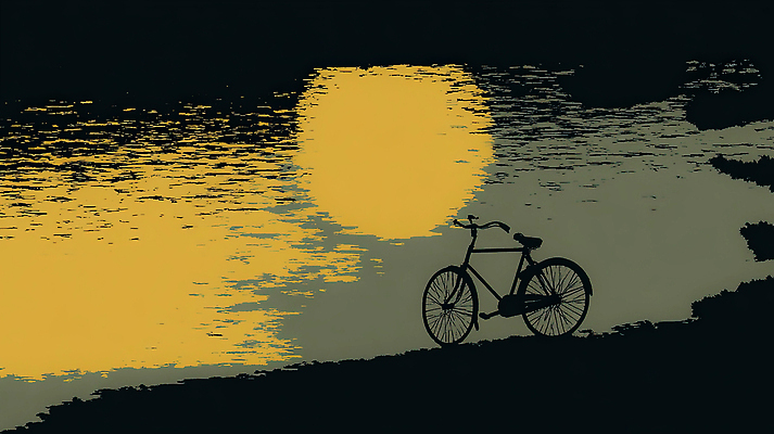 JPG 여행 야경 일러스트 자연 하늘 그림자 풍경 취미 물 강 태양 평화 카메라 자전거 일몰 산책 저녁 국내일러스트 자연요소 컨셉 휴식 전자제품 노을 바이크 야간 생태계 파일형식 풍경_경치