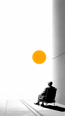 JPG 노년 일러스트 휴식 실내 앉기 풍경 건물 햇빛 태양 평화 기둥 도시 비교 고독 나무의자 밝은색 오후 국내일러스트 자연요소 건축물 건축 감정 컨셉 의자 모션 성인 내부 목재 파일형식