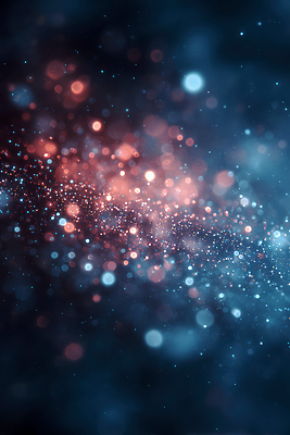 JPG 편집이미지 디자인 예술 컬러 백그라운드 추상 파란색 빛 반짝임 우주 점 신비 장면 은하수 조화 이미지편집 AI컴퓨터그래픽 AI콘텐츠 컨셉 무늬 모션 자연 파일형식