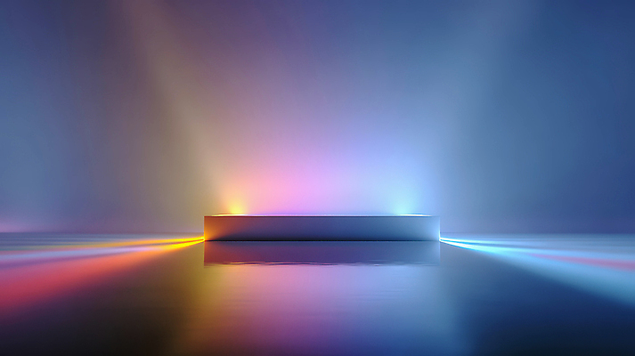 JPG 편집이미지 디자인 예술 컬러 조명 파란색 노란색 촬영 공간 분위기 변화 모던 네온 평면 홀로그램 효과 이미지편집 AI컴퓨터그래픽 AI콘텐츠 컨셉 파일형식