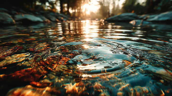 JPG 나무 편집이미지 물결 여행 자연 풍경 야외 물 여름 반사 소리 고요 일몰 개울 파동 편집실사 AI포토 AI콘텐츠 자연요소 식물 계절 순간포착 강 노을 CG 생태계 파일형식