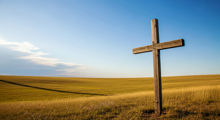 JPG 나무 편집이미지 종교 십자가 자연 하늘 풍경 초원 여름 평화 일몰 신성 기념물 평야 편집실사 AI포토 AI콘텐츠 식물 계절 컨셉 노을 CG 생태계 파일형식
