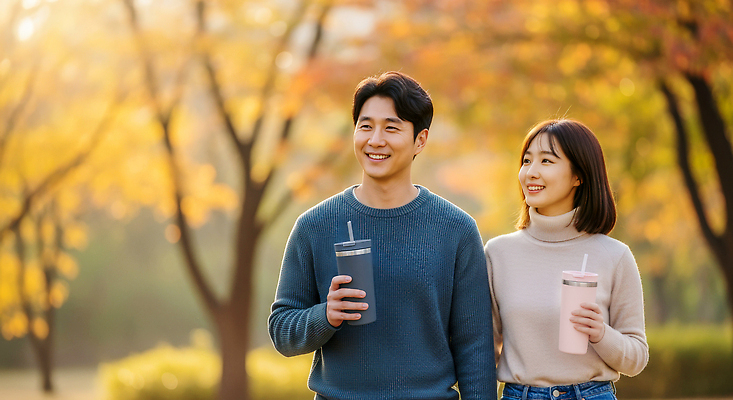 JPG 나무 편집이미지 커플 공원 행복 음료 자연 미소 풍경 친구 산책 즐거움 뷰티풀 오후 텀블러 의료성형뷰티 편집실사 AI인물포토 AI콘텐츠 식물 공공시설 감정 관계 휴식 표정 컵 CG 생태계 파일형식 AI포토