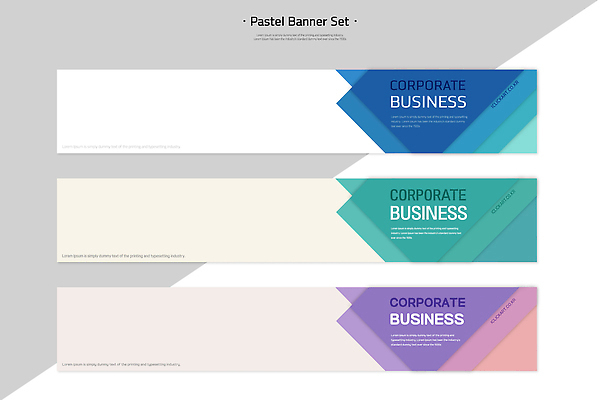 템플릿 디자인 배너 배너템플릿 컬러 회사 그래픽 표현 플랫 알림 파스텔 마케팅 웹디자인 조합 창의성 프로젝트 브랜딩 AI파일 비즈니스 학용품 파일형식 벡터