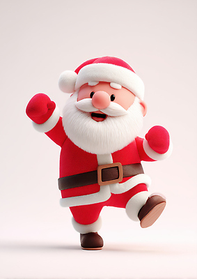 JPG 편집이미지 캐릭터 디자인 크리스마스 웃음 산타클로스 귀여움 축제 춤 즐거움 연말 아기자기 편집3D AI컴퓨터그래픽 AI콘텐츠 기념일 감정 컨셉 문화예술 표정 3D 파일형식