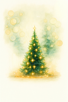 JPG 기념일 행복 예술 크리스마스 겨울 일러스트 가족 자연 조명 수채화 따뜻함 장식 친구 반짝임 크리스마스트리 파티 축제 희망 기쁨 분위기 국내일러스트 AI일러스트 AI콘텐츠 계절 감정 컨셉 관계 모션 이벤트 생태계 파일형식