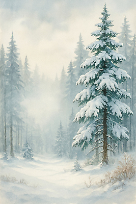 JPG 나무 계절 겨울 일러스트 자연 산 풍경 걷기 일출 고요 일몰 산책 탐험 안개 흰색 눈 차가움 숲속 숲 조용 국내일러스트 AI일러스트 AI콘텐츠 자연요소 식물 컬러 모션 날씨 휴식 노을 생태계 파일형식