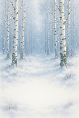 JPG 나무 겨울 일러스트 자연 생명 아침 풍경 평화 고요 산책로 흰색 눈 차가움 숲속 숲 겨울풍경 국내일러스트 AI일러스트 AI콘텐츠 주간 자연요소 식물 계절 길 컬러 컨셉 날씨 생태계 파일형식