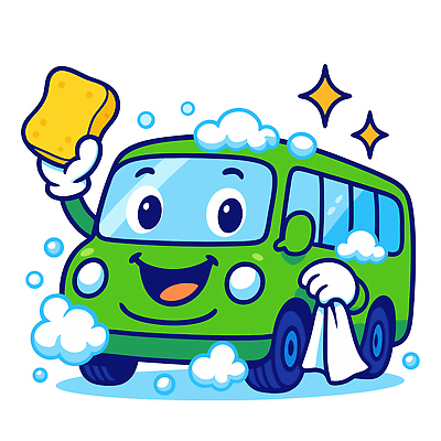 디자인 어린이 일러스트 모션 자동차 버스 웃음 설계도 보호 위생 세척 청소 즐거움 서비스 물거품 세차 스펀지 역할 일러캐릭터 AI파일 캐릭터 감정 육상교통 컨셉 대중교통 건설업 표정 3 사람 거품 파일형식 벡터