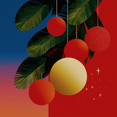 JPG 디자인 기념일 예술 컬러 크리스마스 겨울 일러스트 공 자연 나뭇잎 장식 노을 축제 분위기 저녁 오브젝트 파스텔 조화 국내일러스트 AI일러스트 AI콘텐츠 자연요소 계절 컨셉 잎 학용품 이벤트 야간 생태계 파일형식