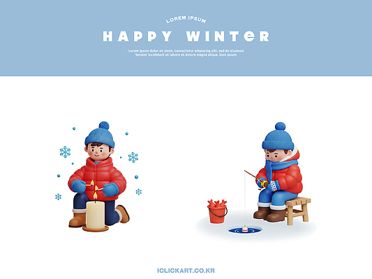 PSD 편집이미지 호수 겨울 가족 모션 자연 눈사람 놀이 낚시 겨울스포츠 소년 즐거움 그림 편집3D 계절 남자 감정 어린이 스포츠 관계 레저 3D 생태계 파일형식