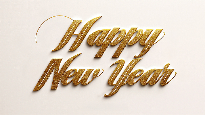 JPG 편집이미지 캘리그라피 가족 문구용품 새해 장식 반짝임 희망 기쁨 모임 금색 새해인사 축하 축복 시작 해피뉴이어 연말 이미지편집 AI컴퓨터그래픽 AI콘텐츠 감정 컬러 컨셉 관계 모션 인사 오브젝트 파일형식