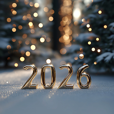 JPG 나무 편집이미지 크리스마스 겨울 따뜻함 풍경 장식 빛 반짝임 숫자 축제 휴일 소원 연말 2026년 이미지편집 AI컴퓨터그래픽 AI콘텐츠 식물 문자 계절 기념일 모션 연도 파일형식