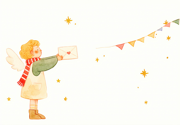 JPG 커플 행복 별 어린이 상징 일러스트 천사 따뜻함 사랑 축제 우정 기쁨 꿈 깃발 편지 순수 즐거움 소통 국내일러스트 AI일러스트 AI콘텐츠 자연요소 감정 컨셉 관계 사람 친구 파일형식