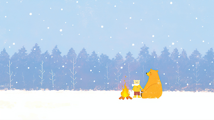 JPG 나무 행복 어린이 크리스마스 겨울 일러스트 곰 가족 자연 동화 따뜻함 이야기 웃음 풍경 친구 캠핑 숲 모닥불 국내일러스트 AI일러스트 AI콘텐츠 식물 동물 계절 기념일 감정 포유류 관계 불 레저 표정 사람 생태계 파일형식