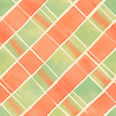 JPG 디자인 예술 컬러 백그라운드 패턴 일러스트 수채화 장식 빨간색 초록색 화려 모던 질감 기하학 밝은색 색감 국내일러스트 AI일러스트 AI콘텐츠 컨셉 무늬 파일형식