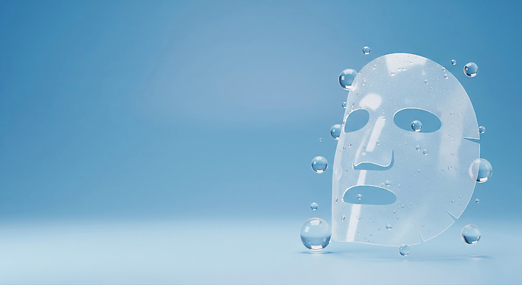 JPG 편집이미지 아시아 얼굴 백그라운드 기술 마스크 뷰티 청결 화장품 물방울 투명 피부 상쾌 이미지 스킨케어 이미지편집 AI컴퓨터그래픽 AI콘텐츠 감정 나라 신체부위 위생 파일형식