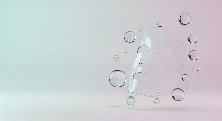 JPG 편집이미지 디자인 얼굴 예술 유리 형상 공중 그래픽 거품 투명 신비 창의력 몽환 이미지편집 AI컴퓨터그래픽 AI콘텐츠 컨셉 재질 신체부위 파일형식