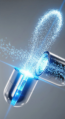 JPG 편집이미지 디자인 과학 의학 조명 기술 반짝임 알약 물방울 비율 혁명 청정 효과 이미지편집 AI컴퓨터그래픽 AI콘텐츠 컨셉 모션 약 파일형식