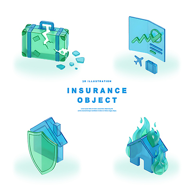 PSD 편집이미지 가방 통계 그래프 주택 피해 문서 화재 보험 의료보험 자동차보험 편집3D 잡화 건물 3D 사건 파일형식