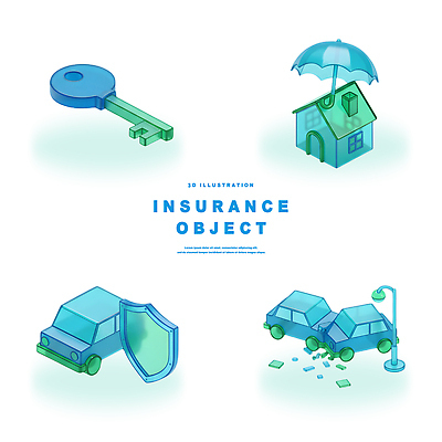 PSD 편집이미지 생각 우산 자동차 열쇠 주택 관리 안전 3D 재산 보호 보험 보장 편집3D 육상교통 컨셉 건물 금융 디지털합성 파일형식