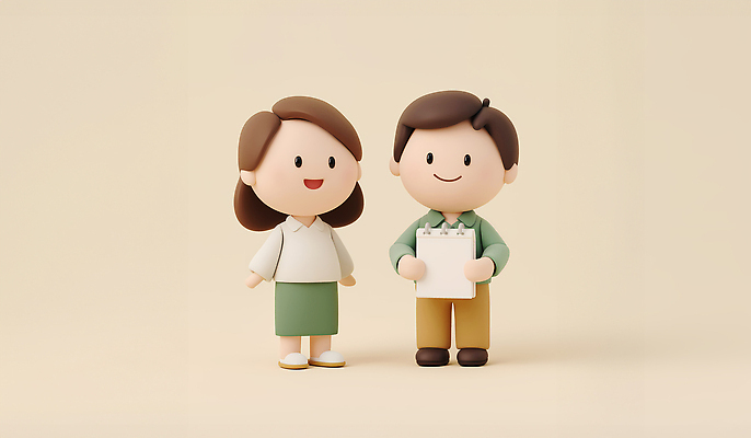 JPG 편집이미지 캐릭터 여자 남자 행복 따뜻함 대화 미소 사람 공간 만남 표현 문서 소통 편집3D AI컴퓨터그래픽 AI콘텐츠 감정 컨셉 표정 말하기 3D 파일형식