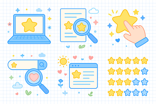 모양 손 컬러 일러스트 그래픽 컴퓨터 표현 즐거움 검색 문서 평가 리뷰 별점 스타일 사용방법 국내일러스트 AI파일 감정 신체부위 전자제품 점수 방법 파일형식 벡터