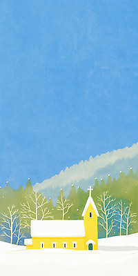 JPG 나무 종교 하늘색 겨울 일러스트 자연 겨울스포츠 풍경 일상 노란색 교회 평화 조용 국내일러스트 AI일러스트 AI콘텐츠 식물 계절 스포츠 컬러 컨셉 종교건축 건물 라이프 파란색 생태계 파일형식