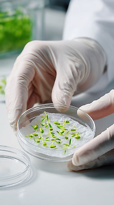 JPG 식물 편집이미지 과학 생명 실험 새싹 환경 성장 관찰 실험실 발아 편집실사 AI인물포토 AI콘텐츠 모션 CG 파일형식 AI포토