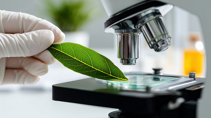 JPG 식물 편집이미지 손 과학 잎 자연 생명 세포 현미경 실험 환경 관찰 실험실 연구원 분석 편집실사 AI인물포토 AI콘텐츠 직업 컨셉 모션 실험기구 신체부위 CG 생태계 파일형식 AI포토