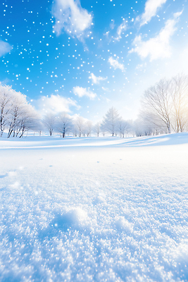 JPG 나무 편집이미지 겨울 자연 하늘 날씨 풍경 햇빛 설원 고요 차가움 조화 평원 편집실사 AI컴퓨터그래픽 AI콘텐츠 식물 계절 눈_날씨 태양 CG 생태계 파일형식