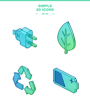PSD 아이콘 디자인 자연 나뭇잎 3D아이콘 환경 재활용 에너지 플러그 전기에너지 건전지 친환경 잎 생태계 파일형식